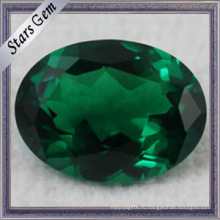 Синтетическая шпинель Nano Spinel с круглым зеленым свободным драгоценным камнем